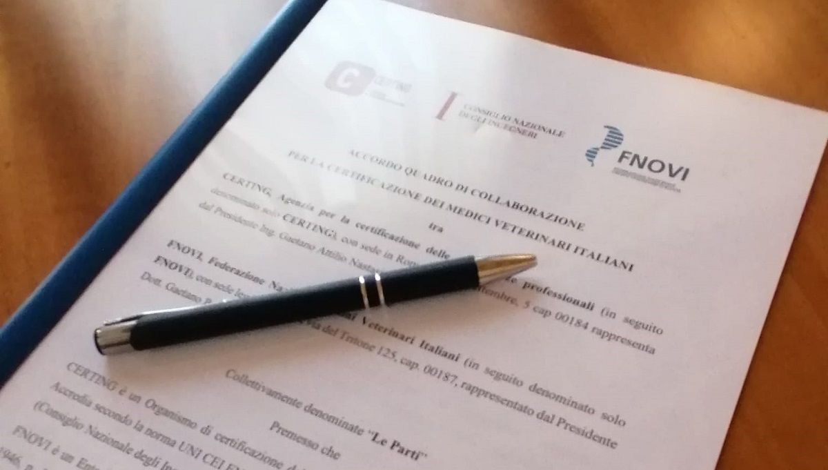 Le competenze dei medici veterinari certificate da CERTING					