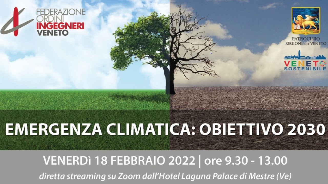 Convegno “Emergenza climatica: obiettivo 2030”