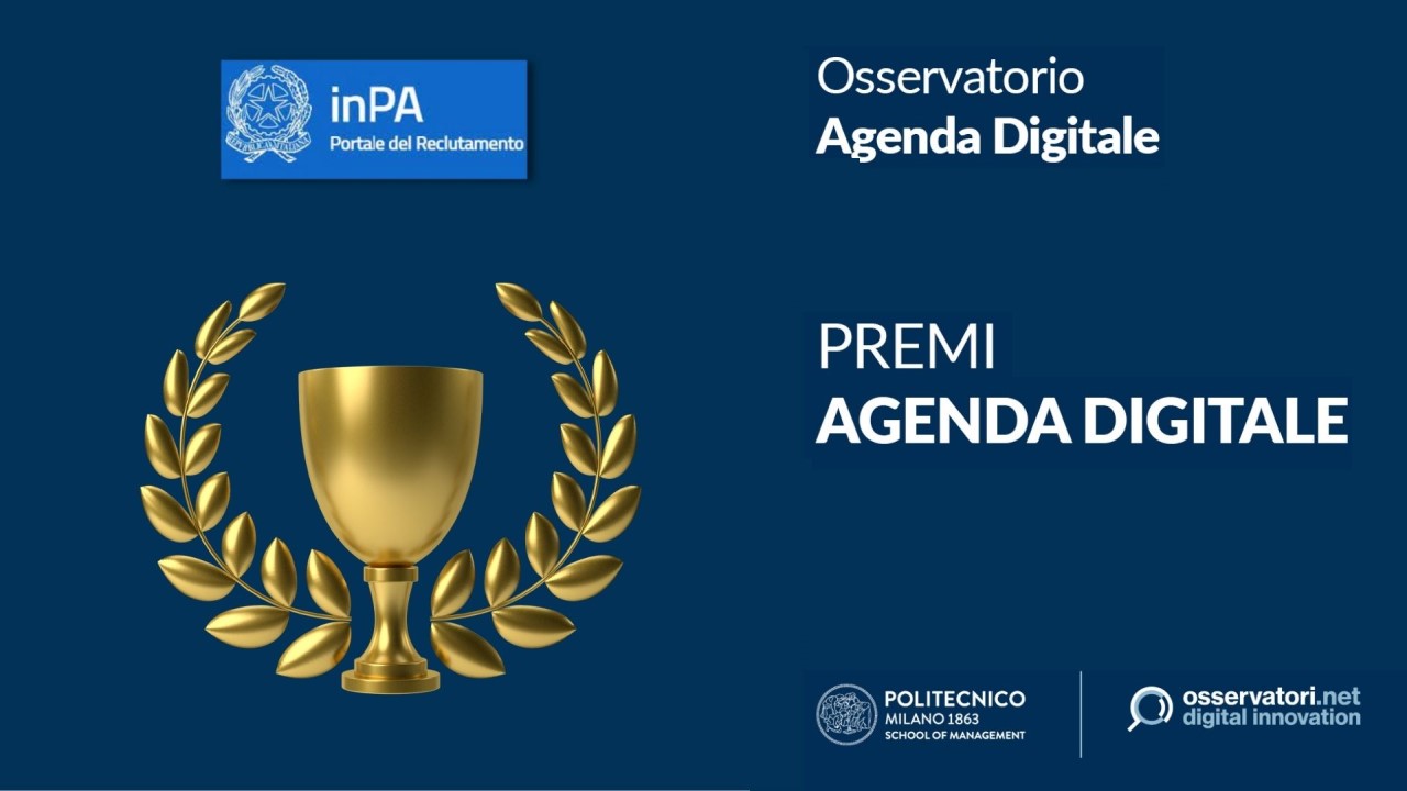 Il portale inPA vince il Premio Agenda Digitale					