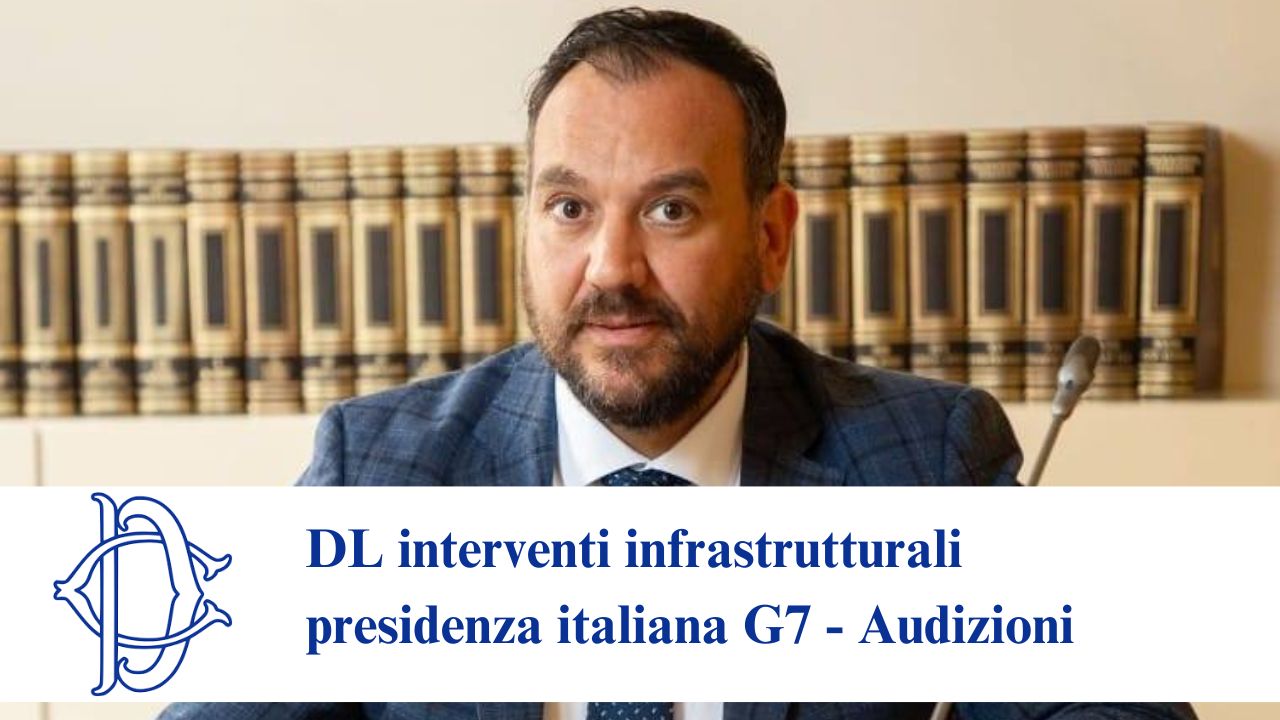 Interventi infrastrutturali per G7: per il CNI DL ragionevole					