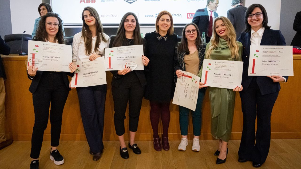 Il Consiglio Nazionale Ingegneri ha premiato l'ingegno delle donne					