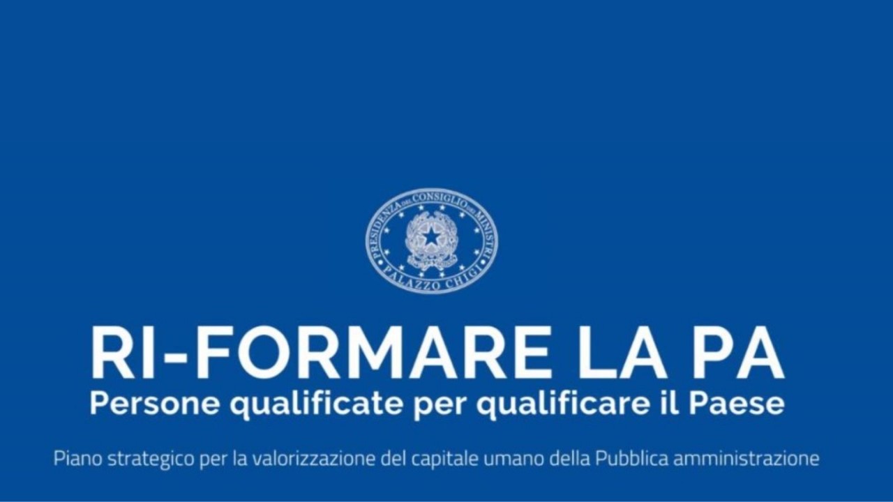 Presentato il piano strategico di riforma della PA					