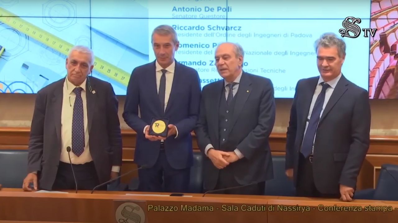 Celebrati anche in Senato i 100 anni dell'Albo degli Ingegneri					