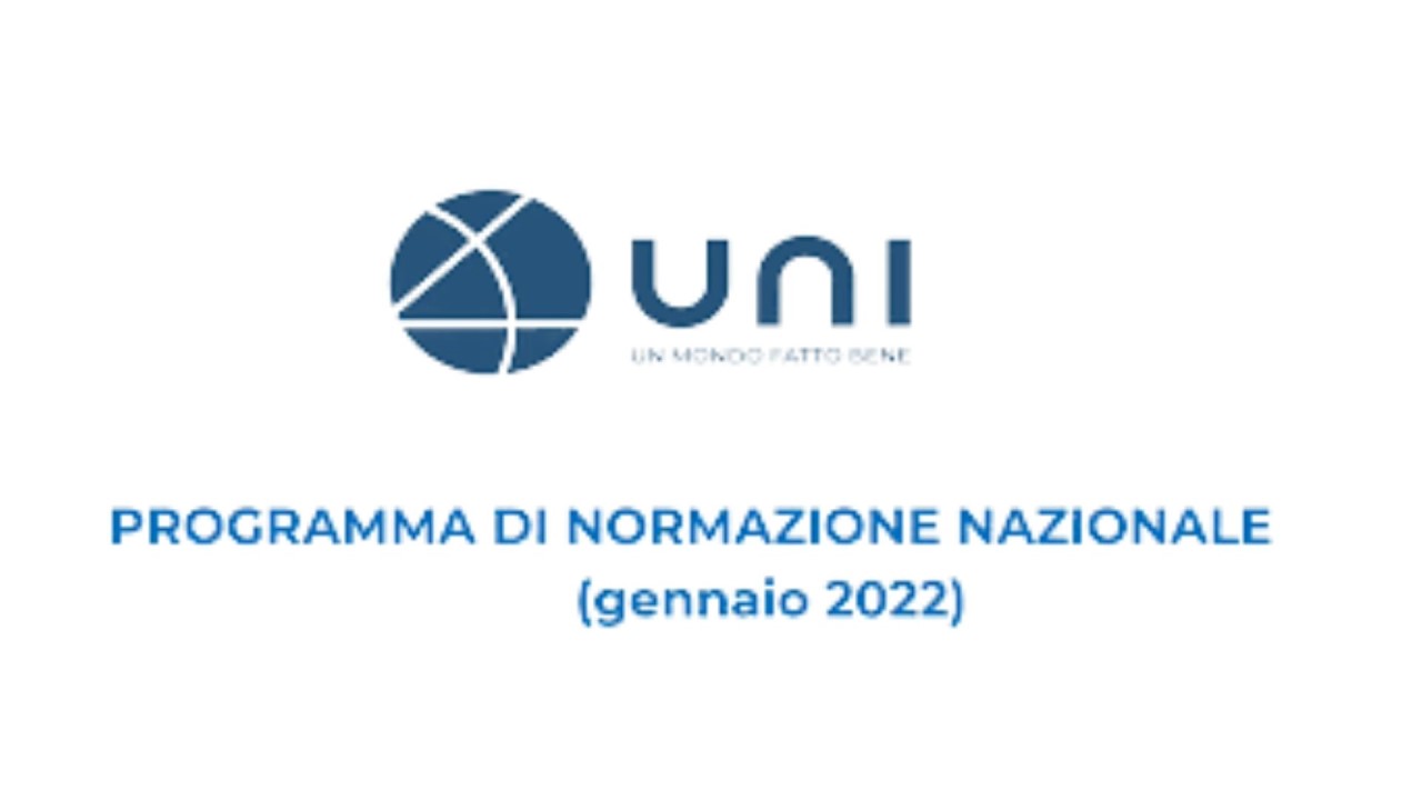 La normazione tecnica per il 2022					